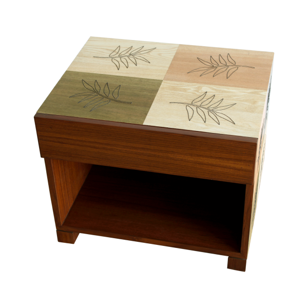 Flying Leaves Bed-Side Table